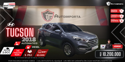 TUCSON 2018 JU623634